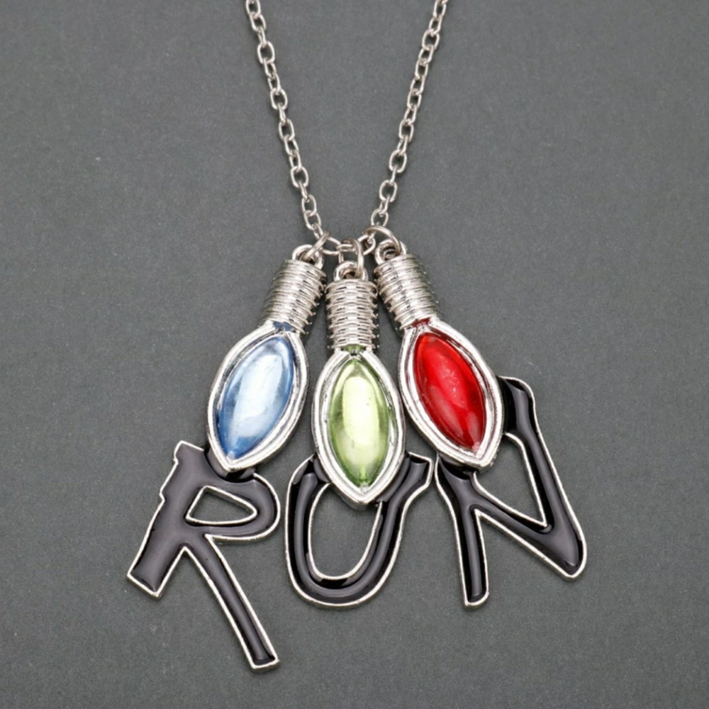 NEW Stranger Things Run Lightbulb Necklace
